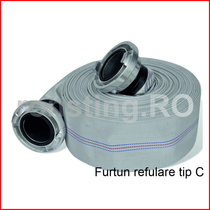 Furtun PSI tip C cu racorduri, 20 Bar - Avizat IGSU